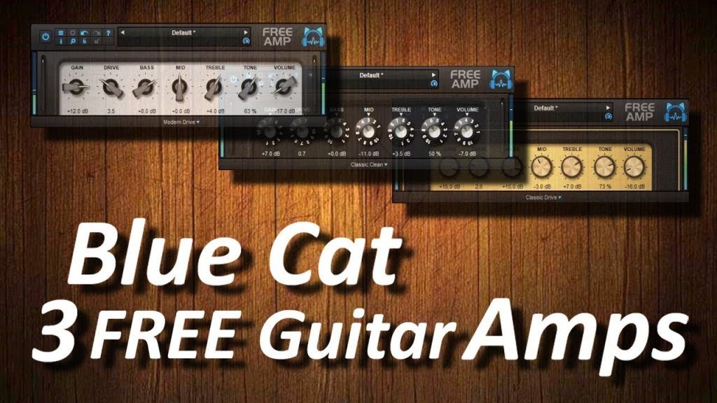 Free Down load Blue Cat Free Amps guitarras eléctricas VST
