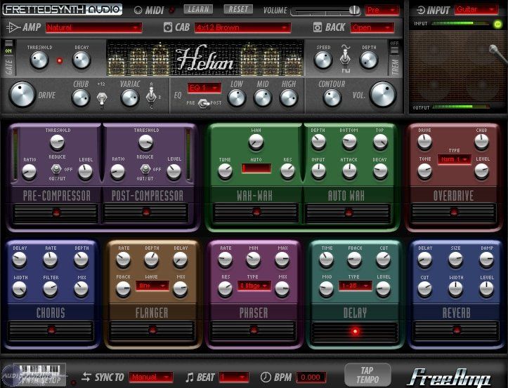 Fretted Synth Free Amp 3 vst - guitarras eléctricas VST