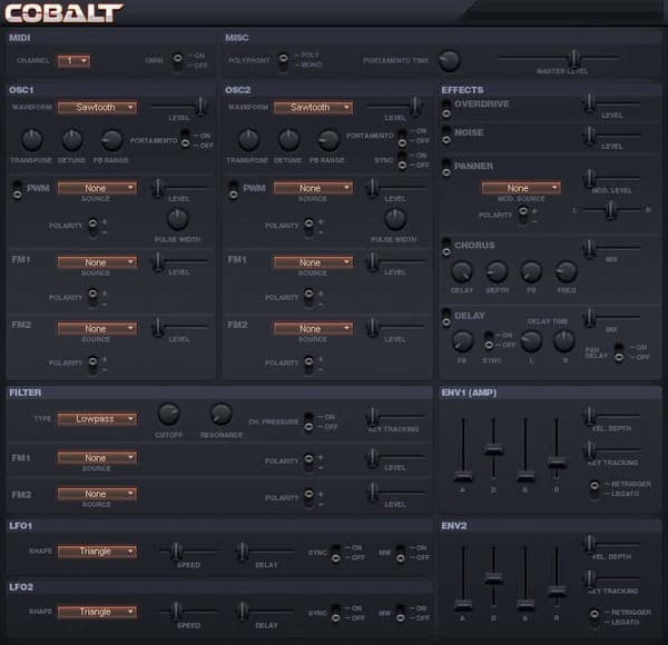 Descargar Gratis Cobalt by Leslie Sanford VST Plugin