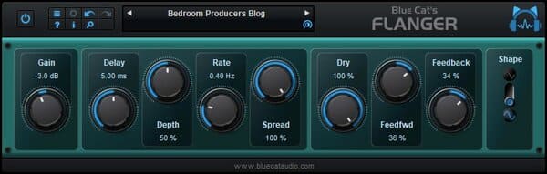 mejores plugins vst gratis para fl studio Flanger de Blue Cat
