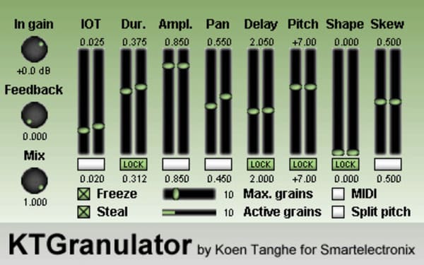 Descargar KTGranulator Granular VST gratis