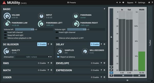 mejores plugins vst gratis para fl studio Melda MUtility