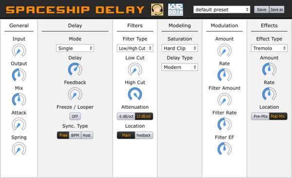mejores plugins vst gratis para fl studio Musical Entropy Spaceship Delay