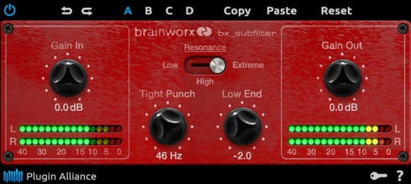mejores plugins vst gratis para fl studio Plugin Alliance Brainworx bx_subfilter