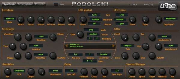 Descargar Gratis Podolski by U-He