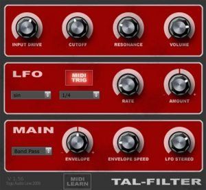 TAL-Filter (Windows Mac) VST Free Download