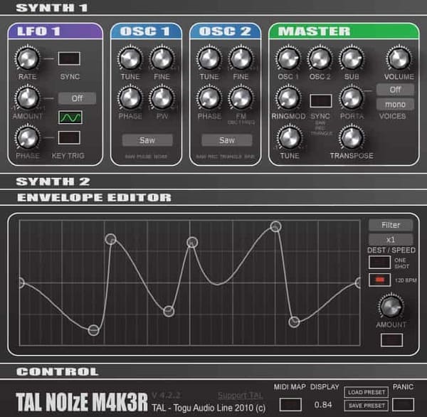 Descargar Gratis TAL-NoiseMaker by Togu Audio Line VST Plugin