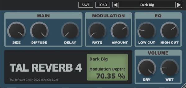 mejores plugins vst gratis para fl studio Tal Reverb 4