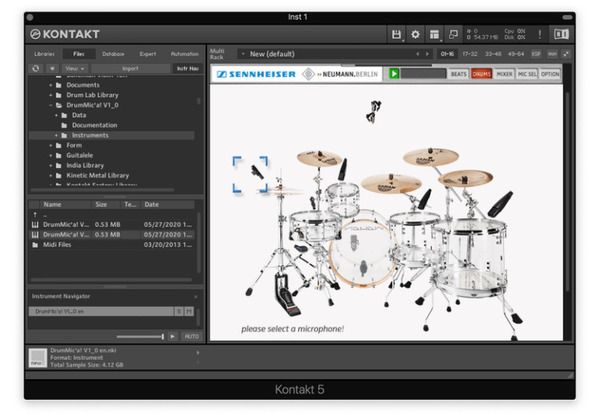 Descargar Gratis Sennheiser’s DrumMic’a