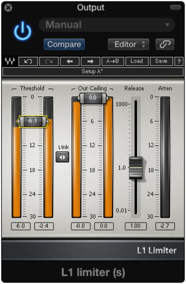 usando limitadores waves