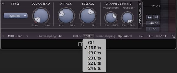 Dithering en el mastering