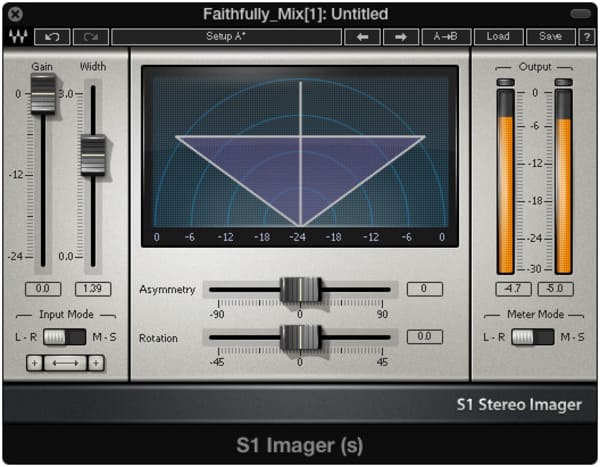 imagen estereo con waves