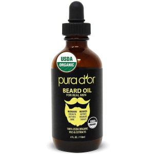 61dlqxgjdl. Sl1500 .jpg PURA D’OR Aceite para barba (4 onzas/4.0 fl oz) USDA orgánic