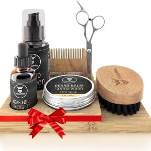 71y0f7lbdul. Ac Sl1500 .jpg Striking Viking Kit completo de aseo de barba para hombres c