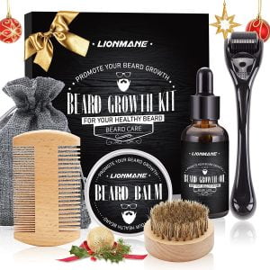 81byacaohzl. Sl1500 .jpg LIONMANE Kit de crecimiento de barba aceite esencial para el