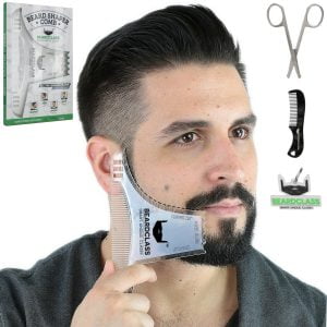 81juyc20n4l. Sl1500 .jpg Beardclass Herramienta para moldear la barba – 8 en 1 peine