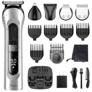 81yzei9xlil. Sl1500 .jpg Hatteker Trimmer de barba para hombres Cortapelos inalámbric